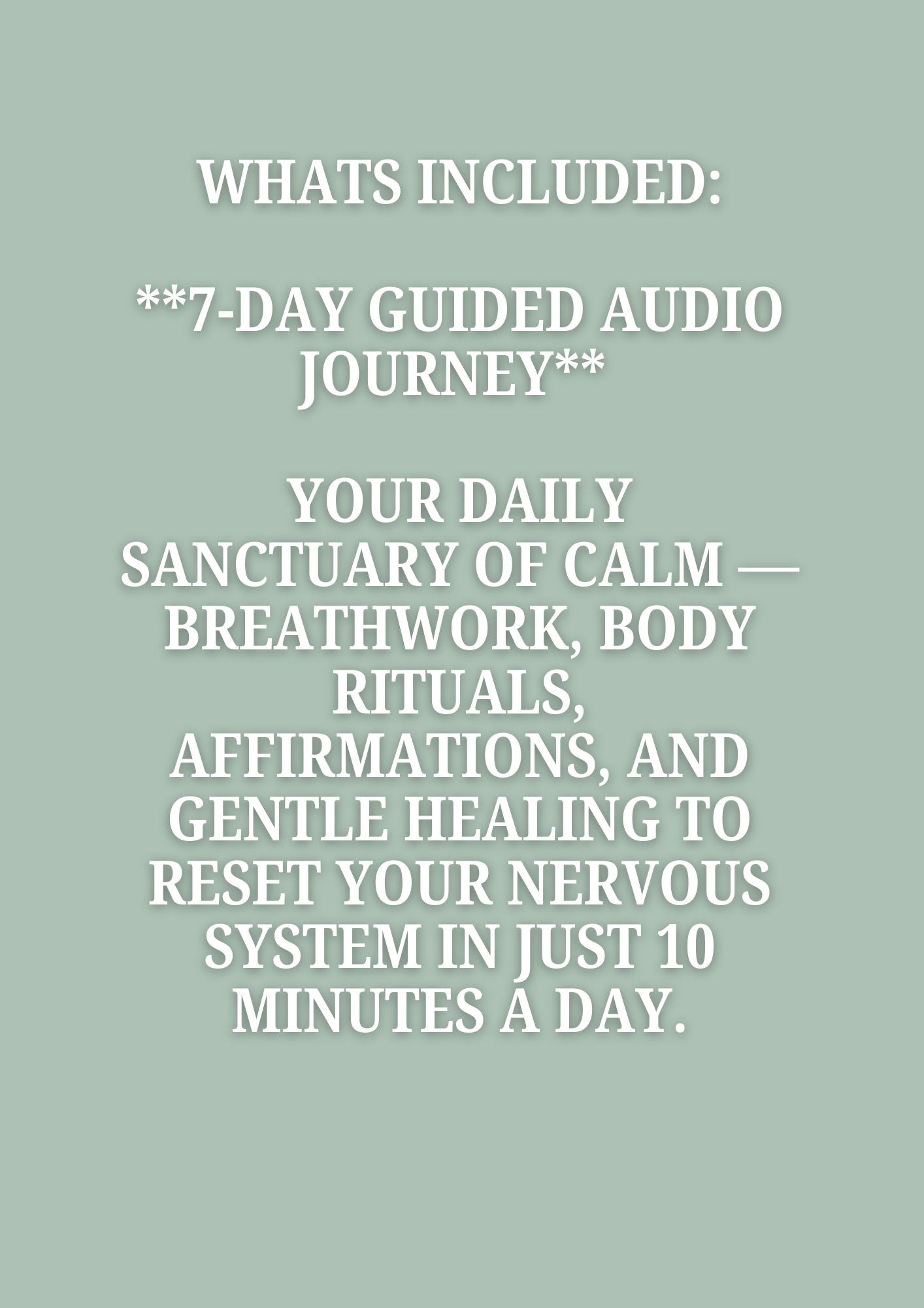 Fear to Flow. The TTC Reset