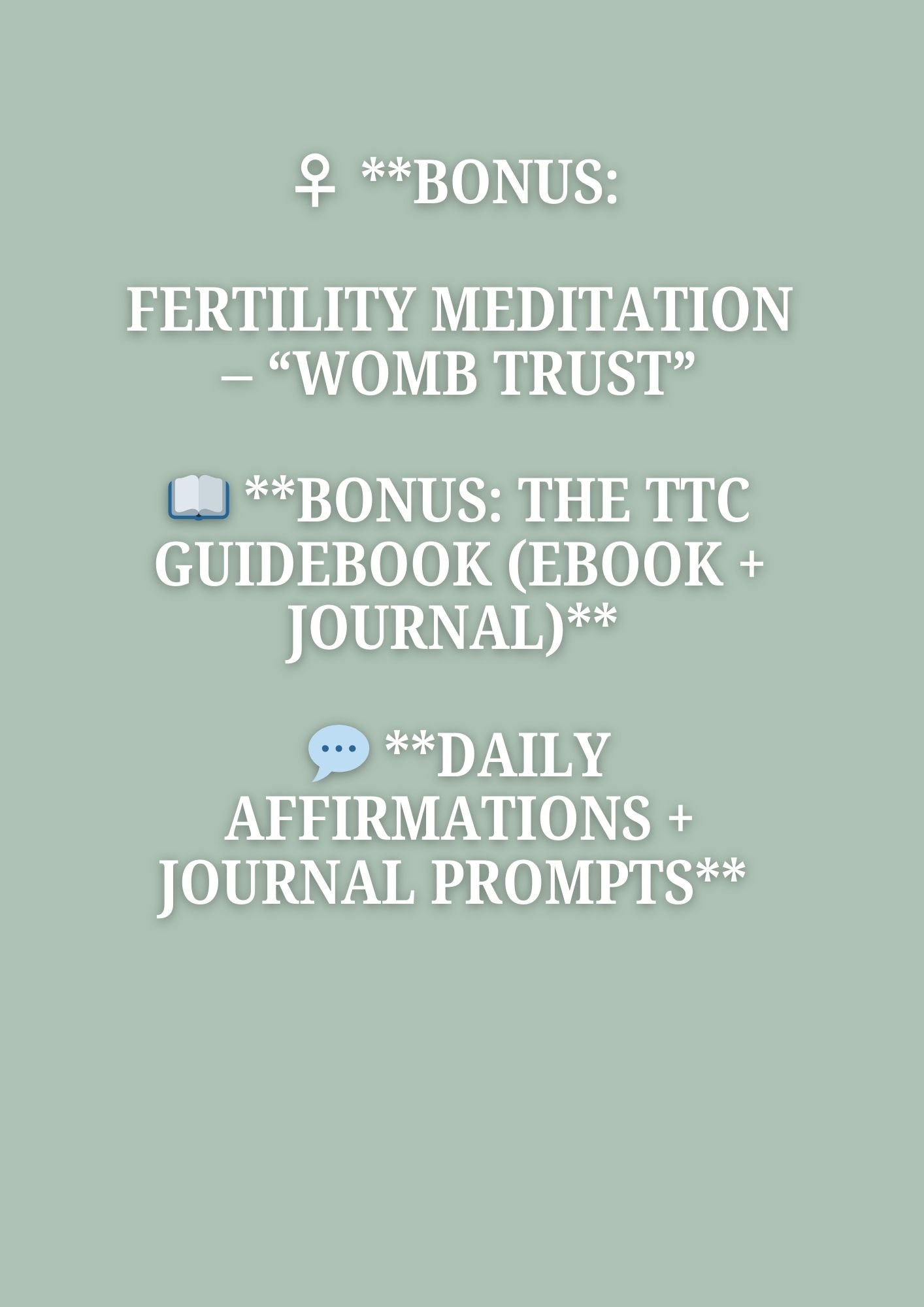 Fear to Flow. The TTC Reset