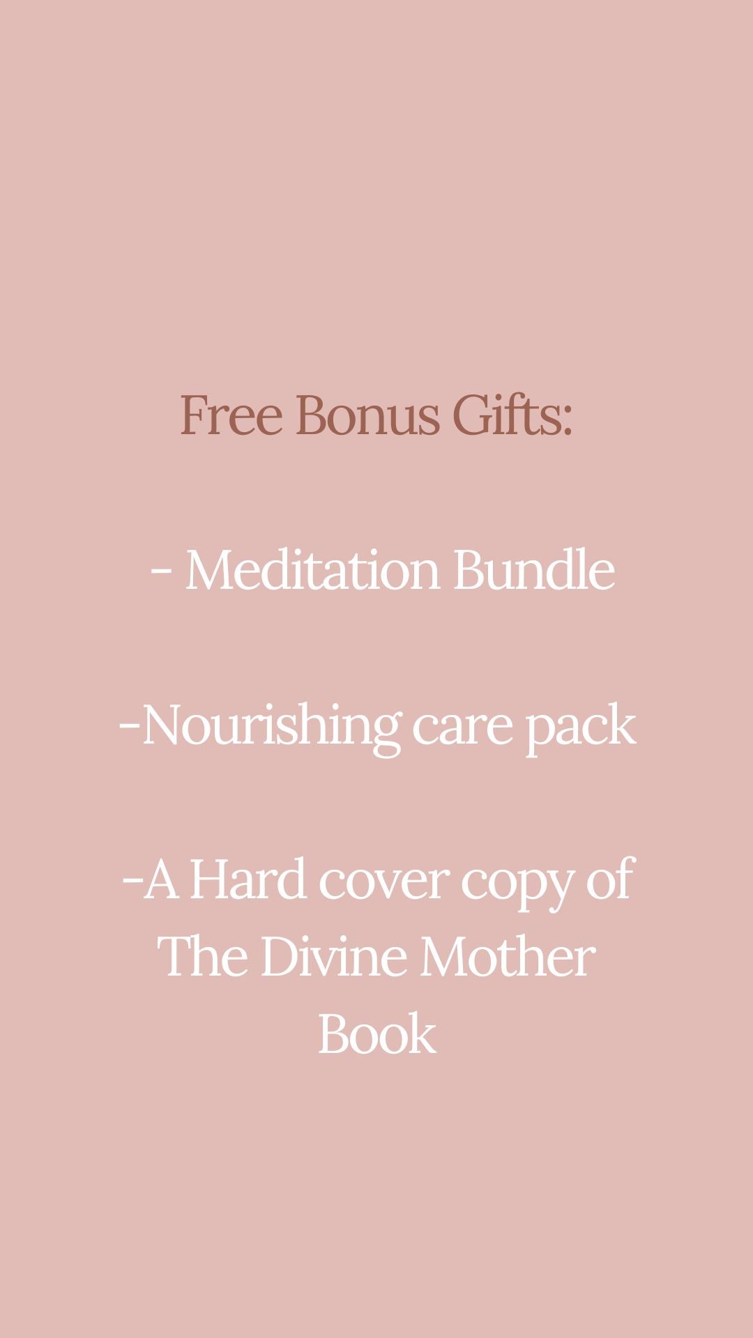 Divine Mother Waitlist